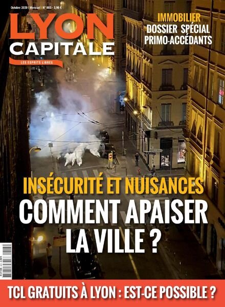 Lyon Capitale – Octobre 2020 Cover