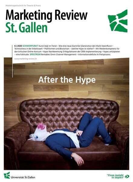 Marketing Review St Gallen – Oktober 2020 Cover
