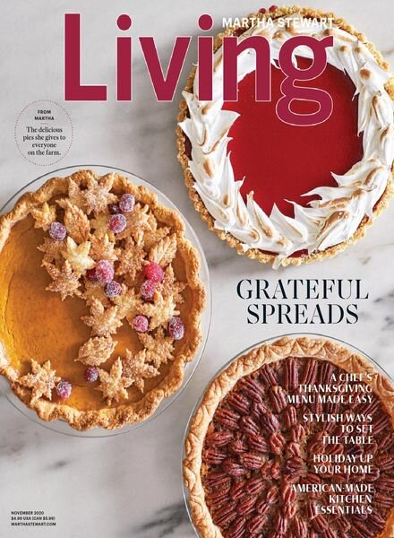 Martha Stewart Living – November 2020 Cover