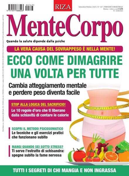 MenteCorpo – Settembre-Ottobre 2020 Cover