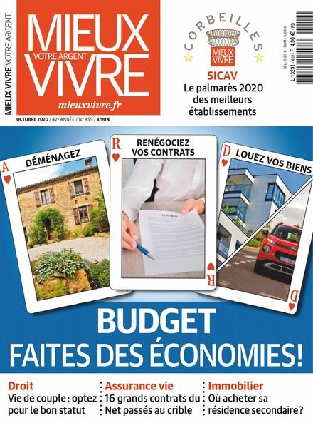 Mieux Vivre Votre Argent – octobre 2020 Cover