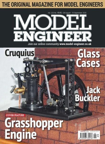 Model Engineer – Issue 4646 – 28 August 2020 Cover