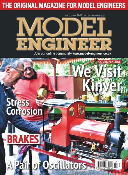 Model Engineer – Issue 4647 – 11 September 2020 Cover