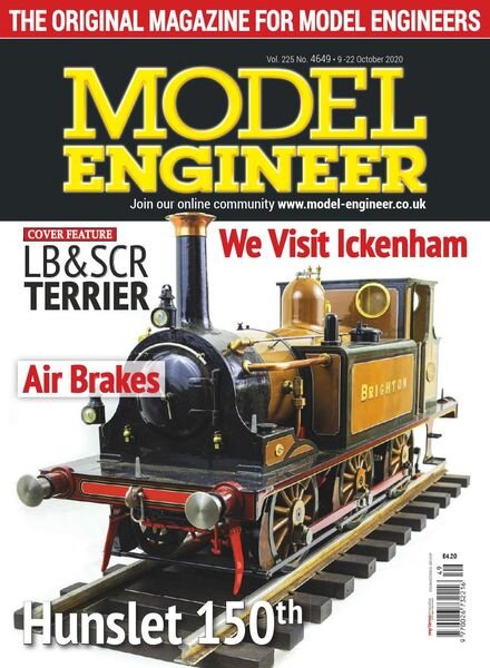 Model Engineer – Issue 4649 – 9 October 2020 Cover