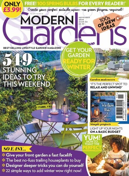 Modern Gardens – November 2020 Cover