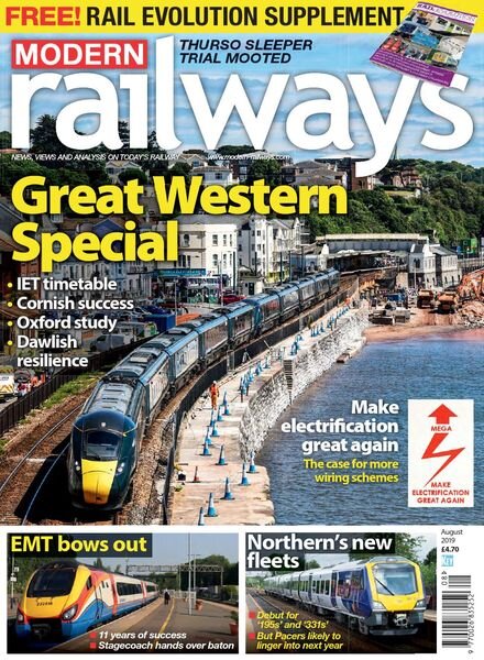 Modern Railways – August 2019 Cover