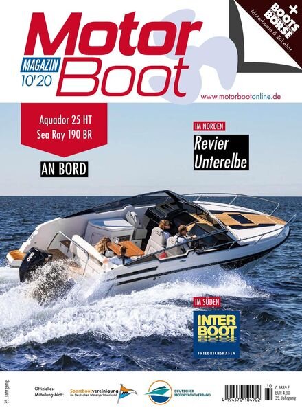 Motorboot Magazin – Oktober 2020 Cover