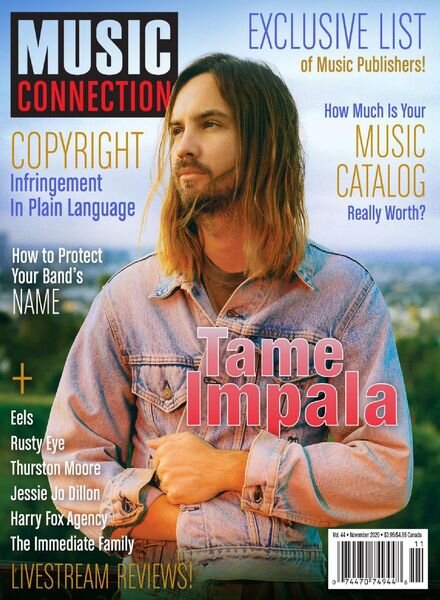 Music Connection – November 2020 Cover