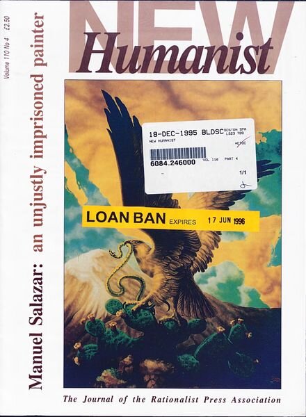 New Humanist – December 1995 Cover