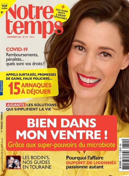 Notre Temps – Novembre 2020 Cover