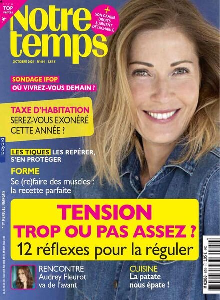 Notre Temps – Octobre 2020 Cover