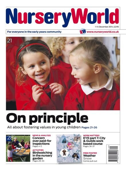 Nursery World – 1 – 14 December 2014 Cover