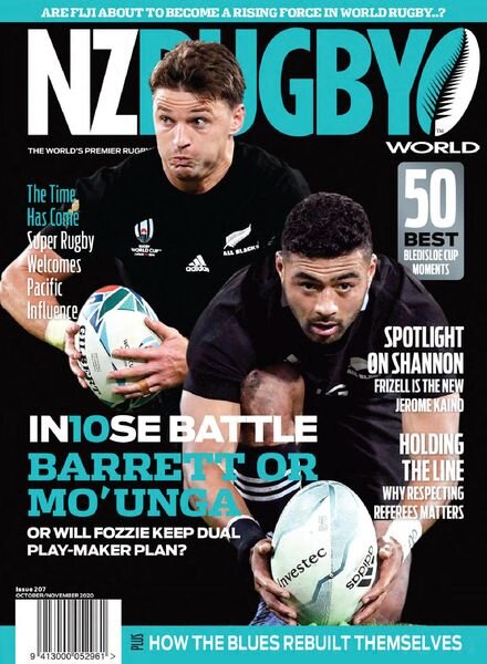 NZ Rugby World – October-November 2020 Cover