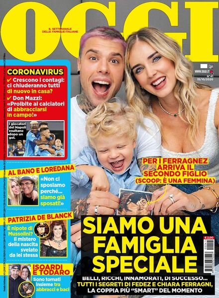 Oggi – 15 ottobre 2020 Cover