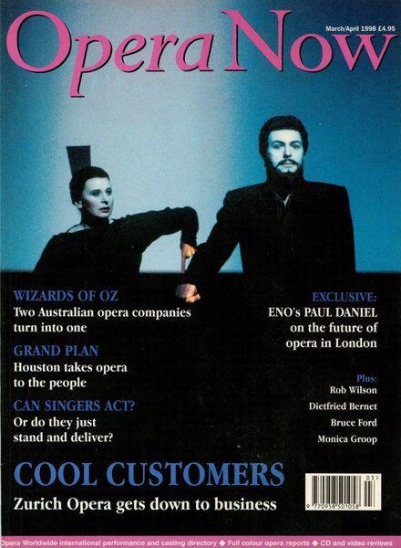 Opera Now – March-April 1998 Cover