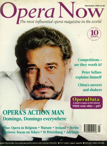 Opera Now – March-April 1999 Cover