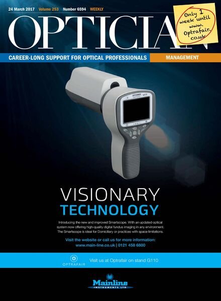 Optician – 24 March 2017 Cover