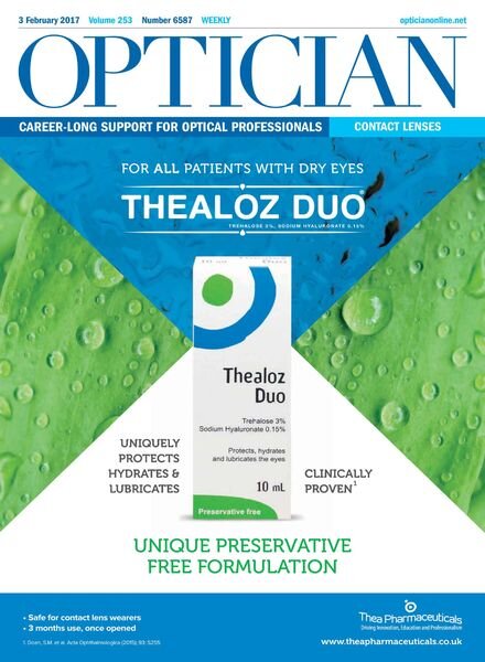 Optician – 3 February 2017 Cover