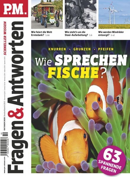 P.M Fragen & Antworten – Oktober 2020 Cover