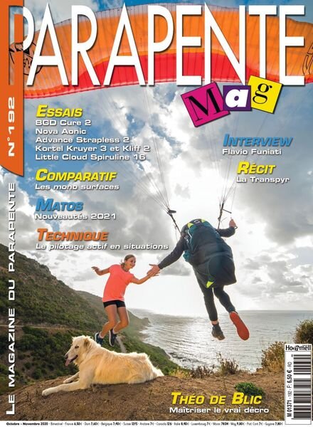 Parapente Mag – Octobre-Novembre 2020 Cover
