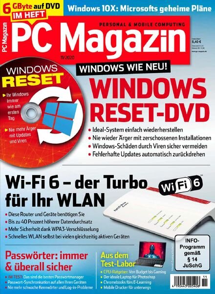 PC Magazin – November 2020 Cover