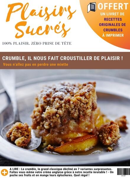 Plaisirs Sucres – N 10, 2020 Cover