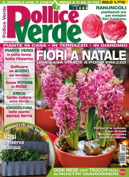 Pollice Verde – Ottobre 2020 Cover