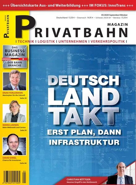 Privatbahn Magazin – September-Oktober 2020 Cover