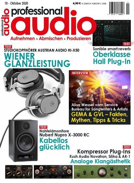 Professional Audio – Oktober 2020 Cover