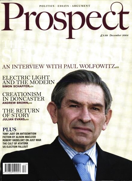Prospect Magazine – December 2004 Cover
