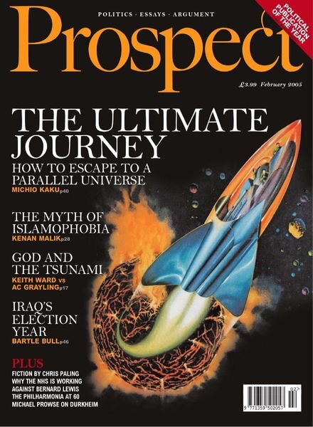 Prospect Magazine – February 2005 Cover