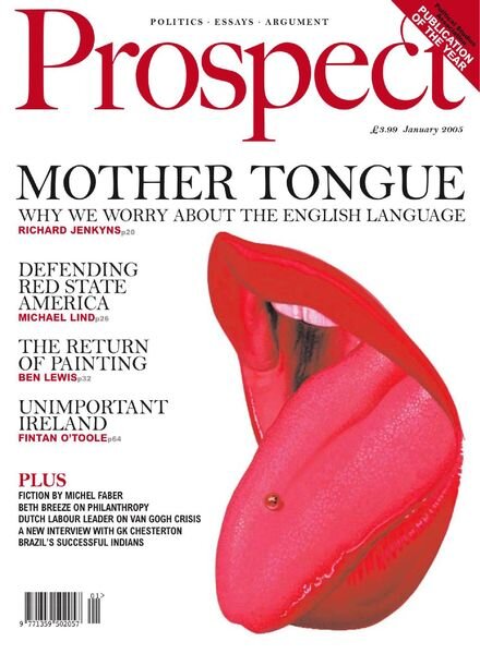 Prospect Magazine – January 2005 Cover