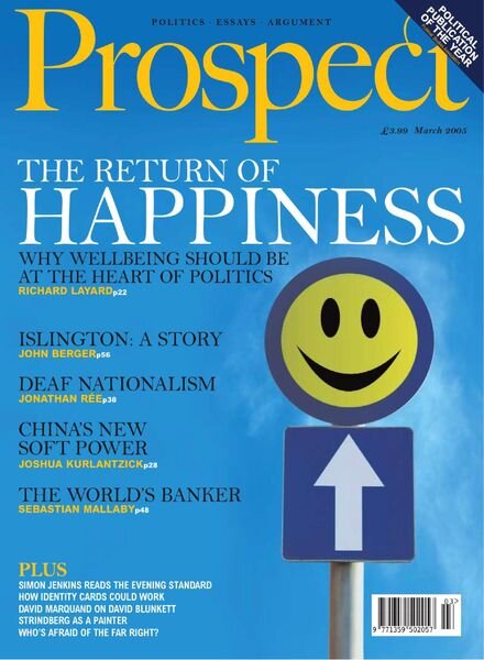 Prospect Magazine – March 2005 Cover