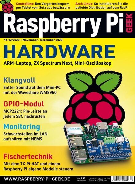 Raspberry Pi Geek – November 2020 Cover