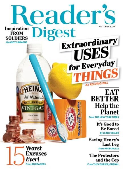 Reader’s Digest USA – October 2020 Cover