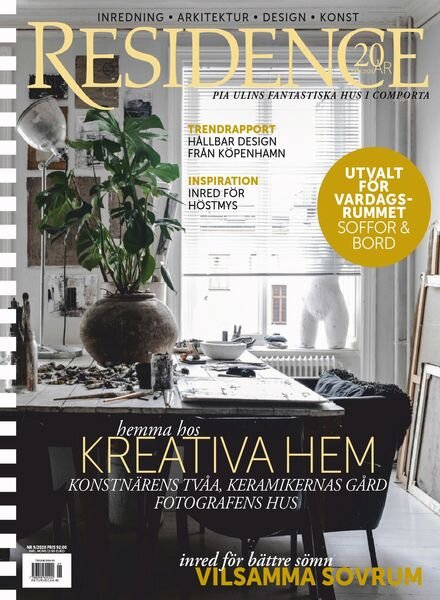 Residence – september 2020 Cover