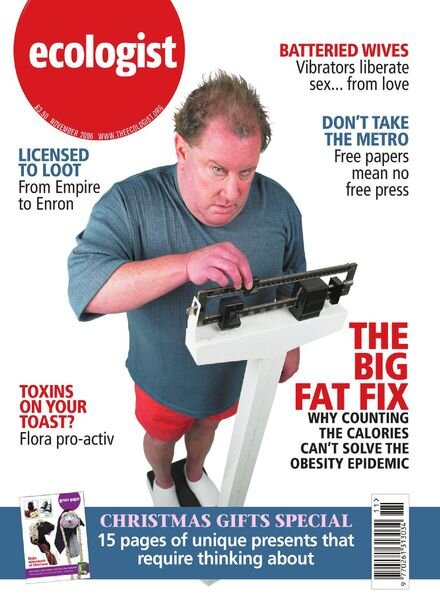 Resurgence & Ecologist – Ecologist, Vol 36 N 9 – November 2006 Cover
