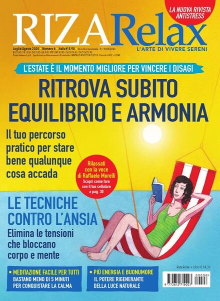 Riza Relax – Luglio 2020 Cover