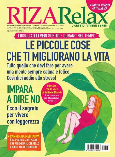 Riza Relax – Settembre 2020 Cover