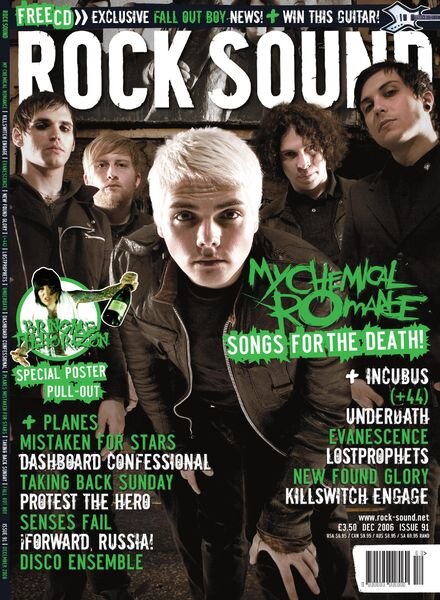 Rock Sound Magazine – December 2006 Cover