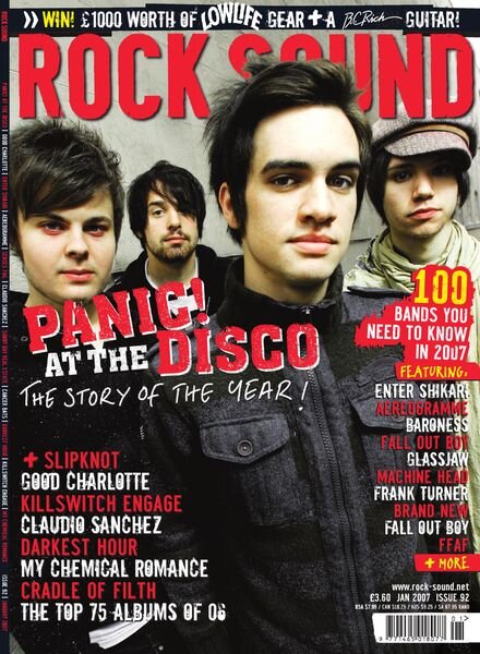 Rock Sound Magazine – January 2007 Cover