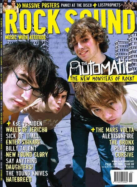 Rock Sound Magazine – September 2006 Cover