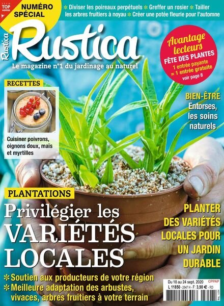 Rustica – 18 Septembre 2020 Cover