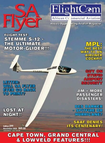SA Flyer – November 2020 Cover
