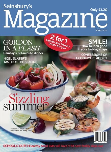 Sainsbury’s Magazine – August 2007 Cover