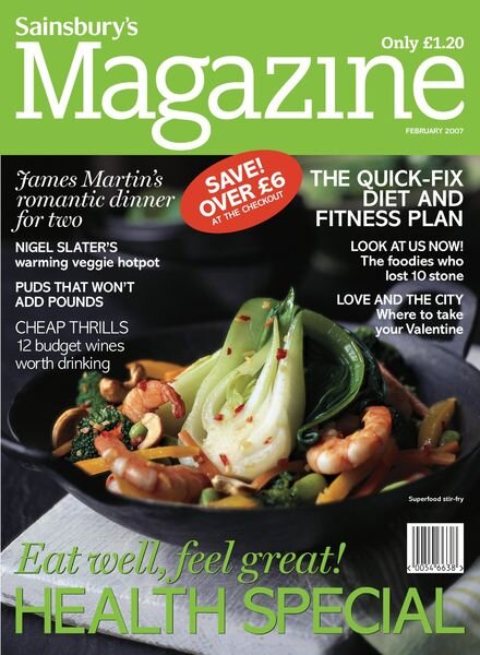 Sainsbury’s Magazine – February 2007 Cover