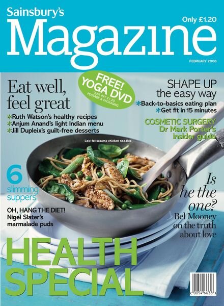 Sainsbury’s Magazine – February 2008 Cover