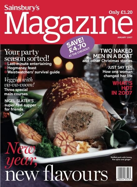 Sainsbury’s Magazine – January 2007 Cover