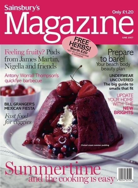 Sainsbury’s Magazine – June 2007 Cover