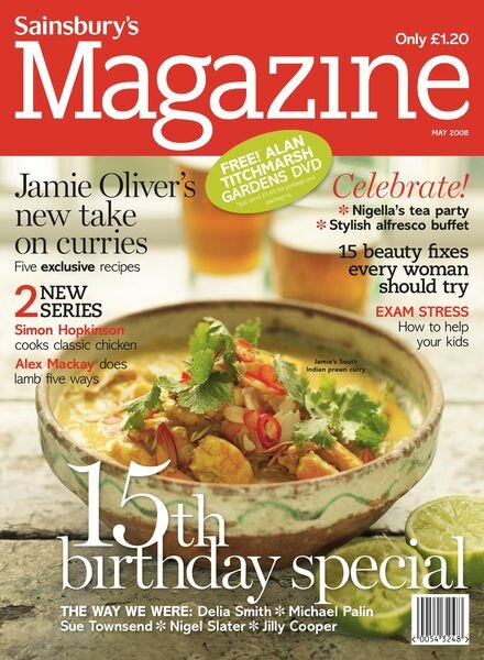 Sainsbury’s Magazine – May 2008 Cover